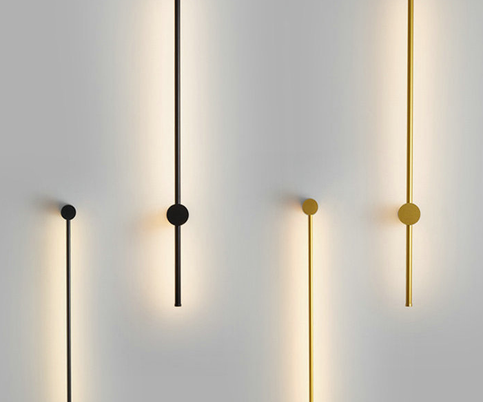 Line bedside wall lamp Long strip wall lamp Indoor lamp